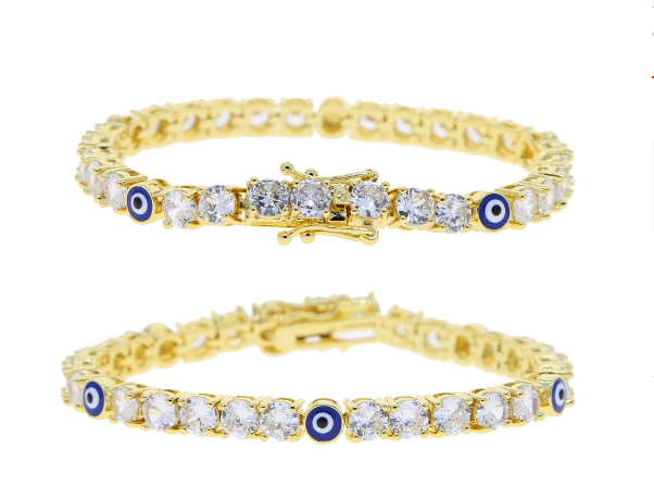 5mm Zircon Eye Tennis Bracelet