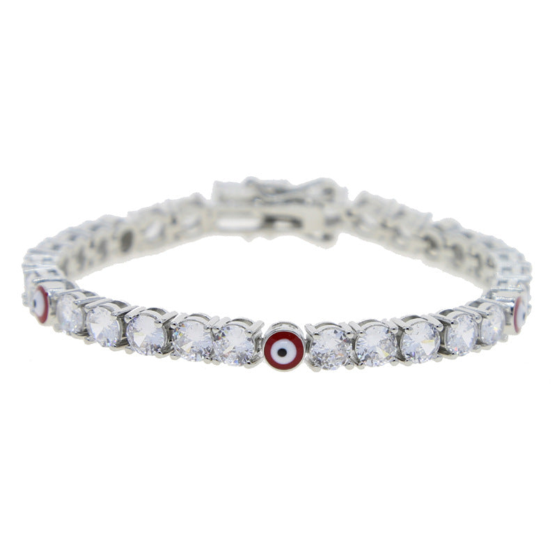 5mm Zircon Eye Tennis Bracelet